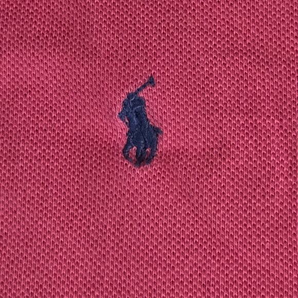 Ralph Lauren Sport Polo Shirt XL Pink Cotton Short Sleeve Made in Macau - Picture 7 of 15